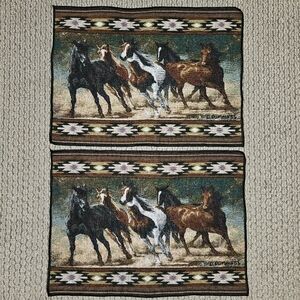 Mohawk Home C. Cummings Tapestry Horses Placemats (2)